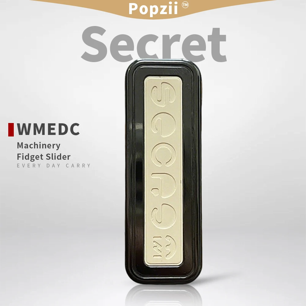 

WMEDC Secret Machinery Fidget Slider Офисные гаджеты для снятия стресса Механический слайдер Push Непоседающие игрушки Игрушки для взрослых Тревога