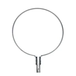 304 Stainless Steel Strong Landing Net of Replace Solid Ring Dip Net Accessories Tuck Net Head Rede De Pesca Diameter 20cm-40cm