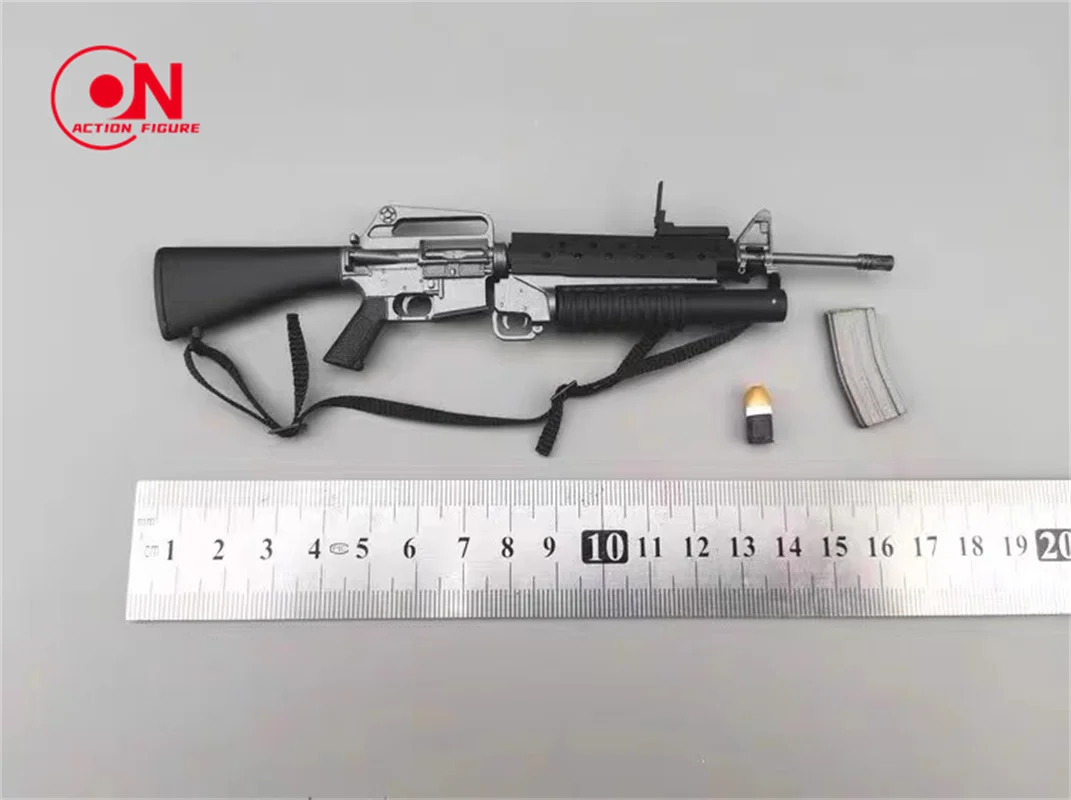 ZYTOYS 1/6 مقياس M16A1 + M203 نموذج الجندي بندقية سلاح المشهد اكسسوارات الدعائم صالح 12 ''الجندي عمل الشكل الجسم الدمى #5