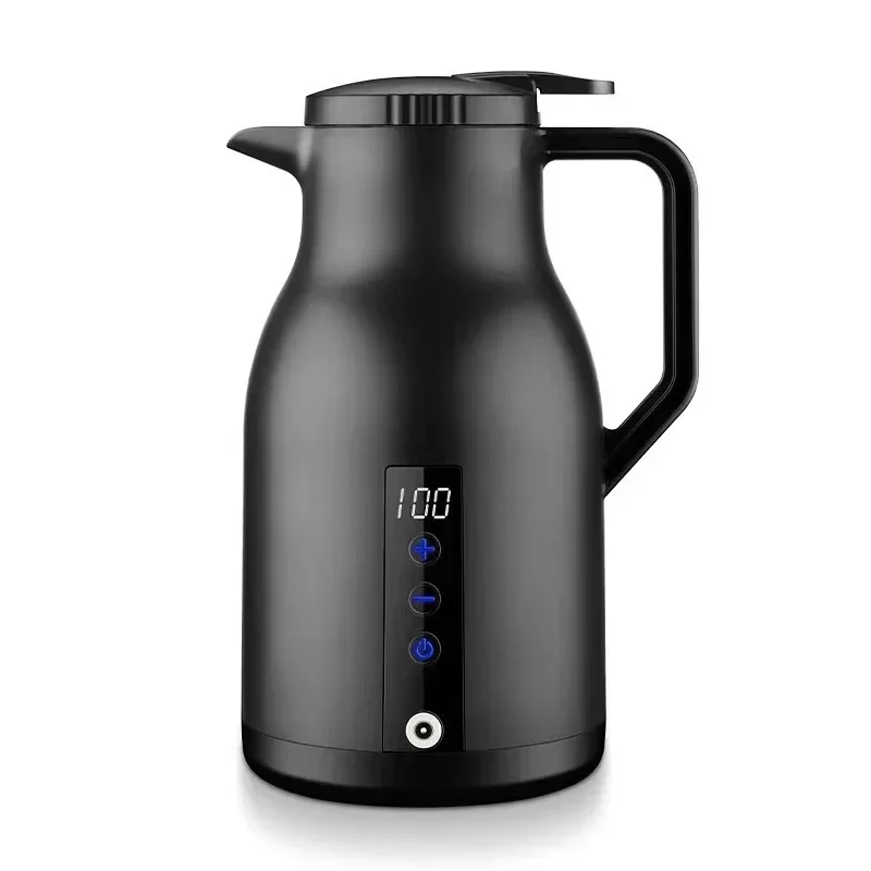 

New digital display car electric kettle car 12v24v large truck boiling kettle large capacity insulation 1000ML