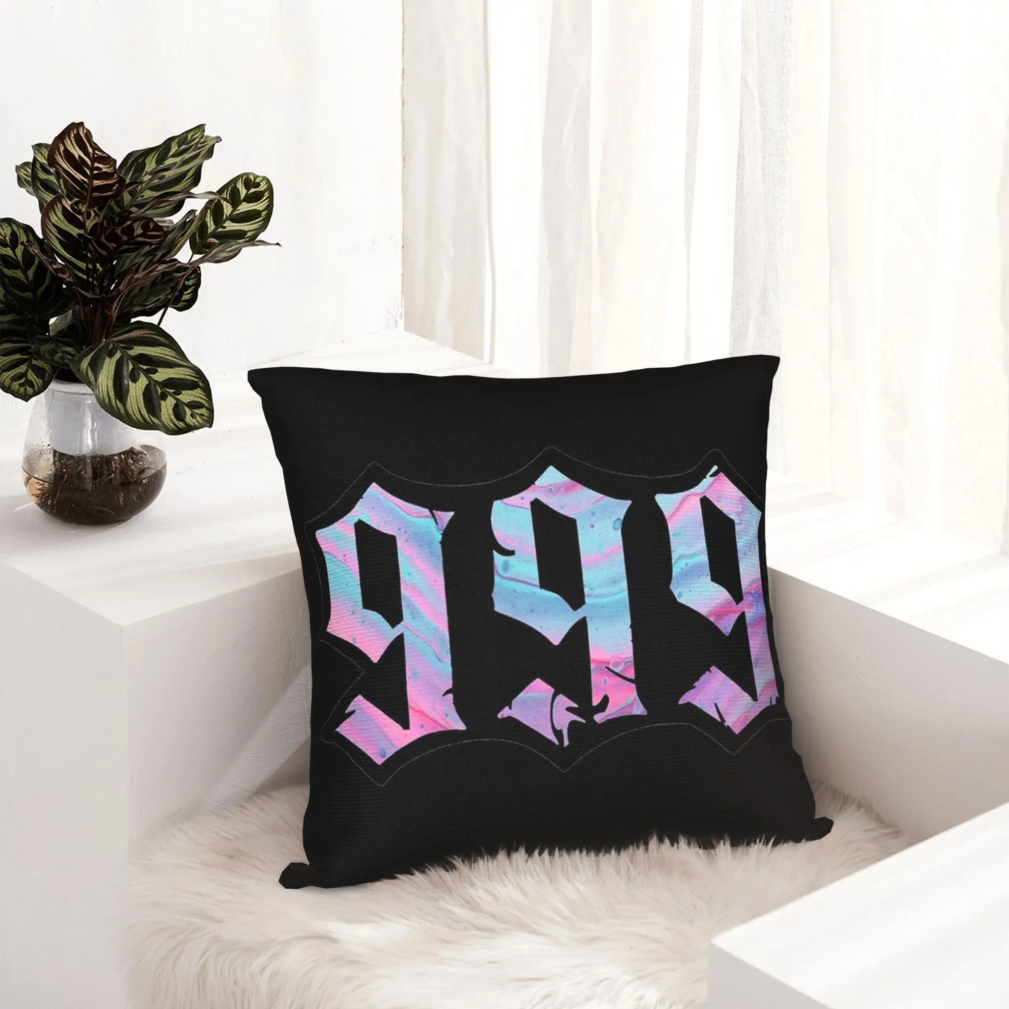 The Weeknd  Pillowcase Soft Polyester Cushion Cover Gift Juice Wrld 999 Throw Pillow Case Cover Home Square 18''