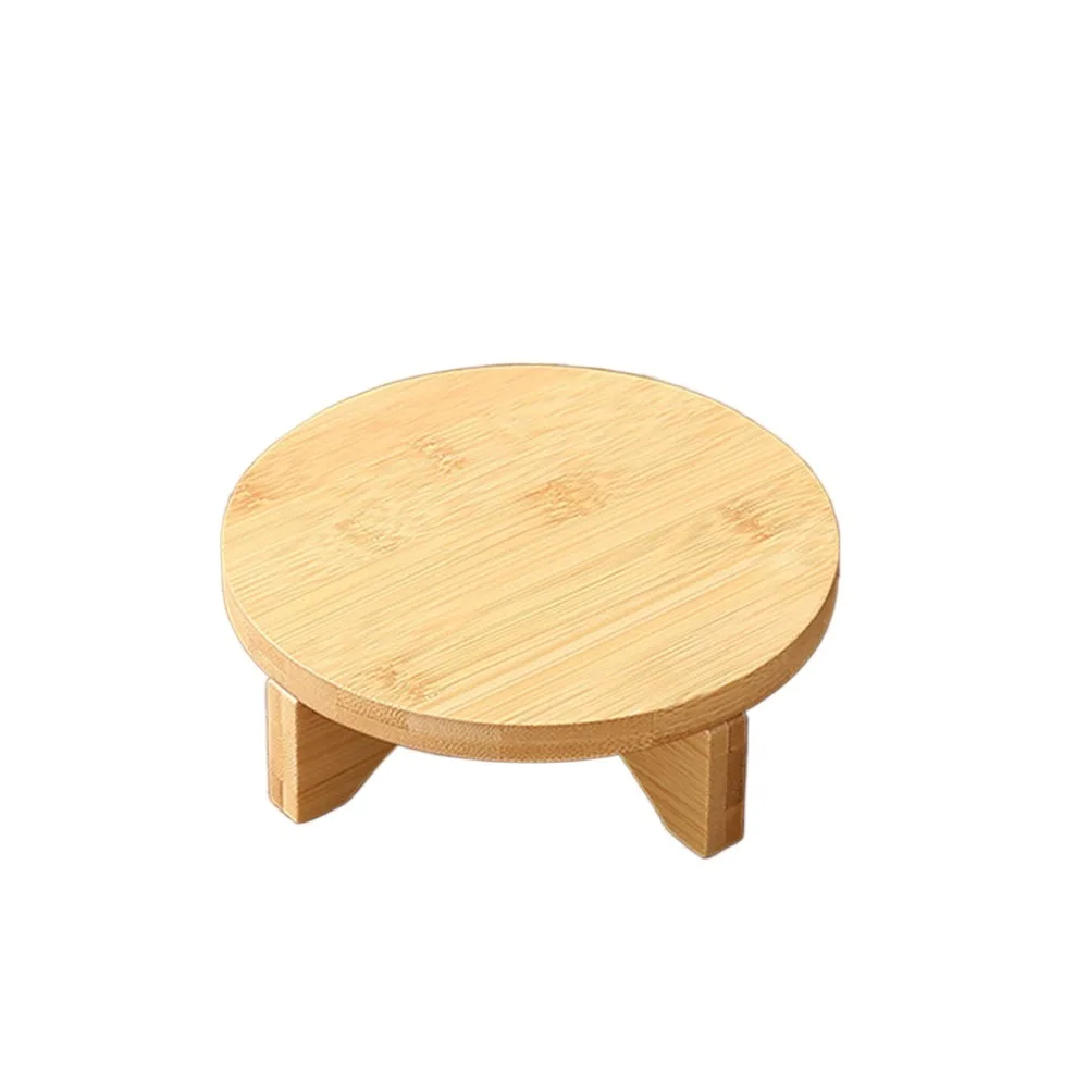 Wooden Bonsai Display Stand Home Decoration Floor-Standing Flowerpot Holder Gardening Supplies Succulents Organization