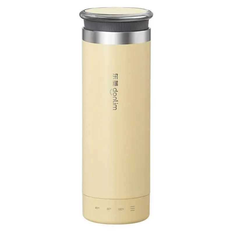 

300ml Portable Electric Cup Electric Kettle Thermos Cup with Heating Hot Water Boil Coffee Tea Pot for Office Travel 110/220V