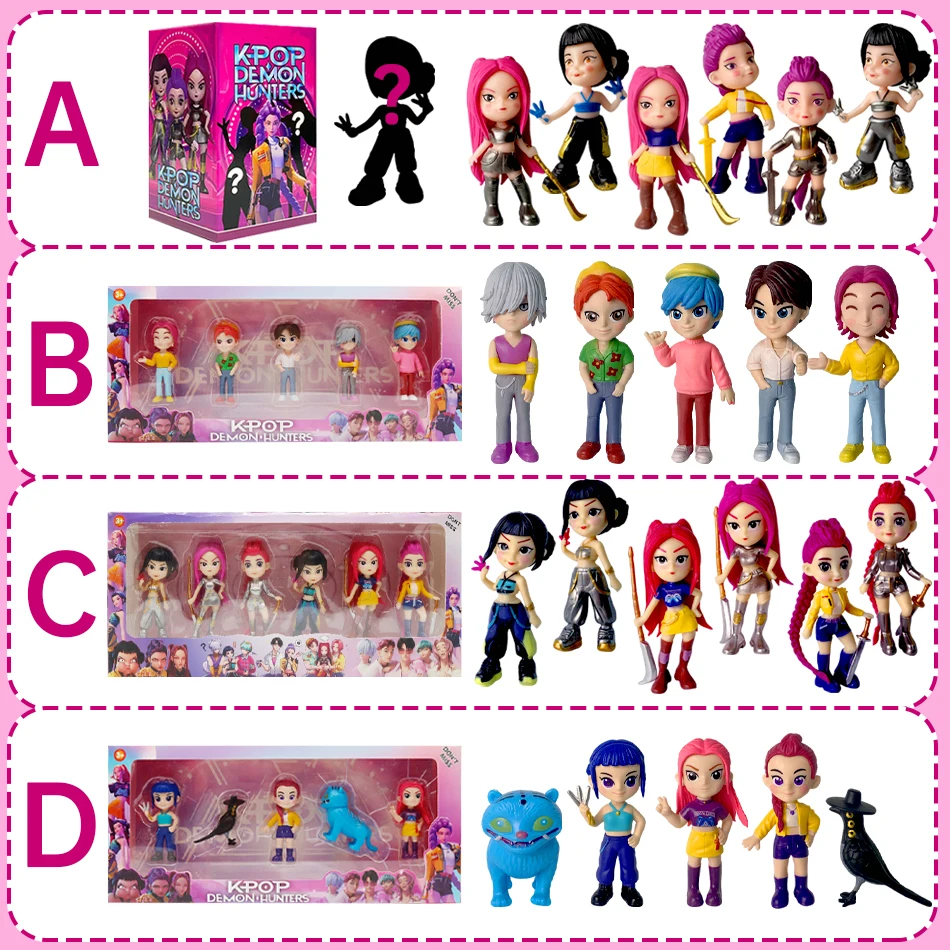 2026NEW Kpop الشيطان هنتر رومي زوي ميرا أنيمي جمع دي شخصية دي كلورورو دي بولي فينيليكو بارتيجاس دي إسكريتوريو ريجالو