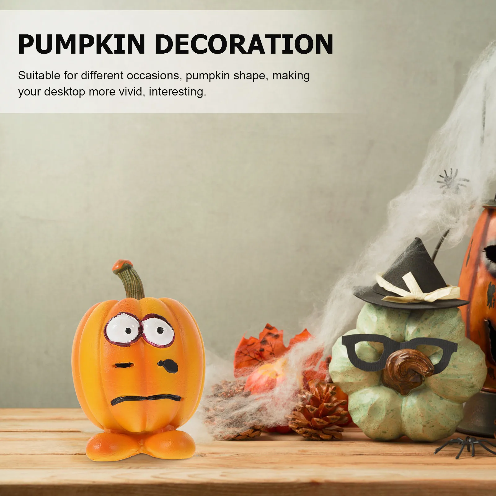 

Pumpkin Decoration Decorations Dining Room Table Halloween Ornaments Decorate Props