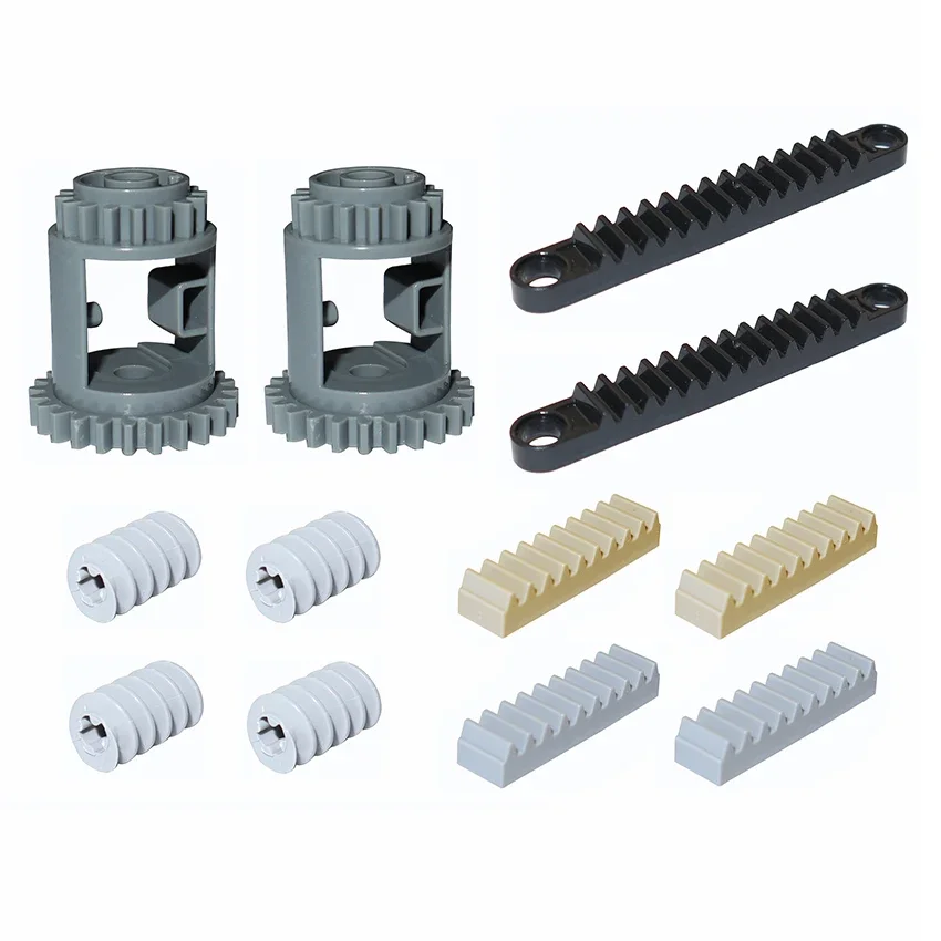 الملحقات التقنية MOC الطوب السائبة أحجام متعددة والعتاد عبر المحاور مجموعة متوافقة مع جميع العلامات التجارية اللبنات ألعاب تعليمية