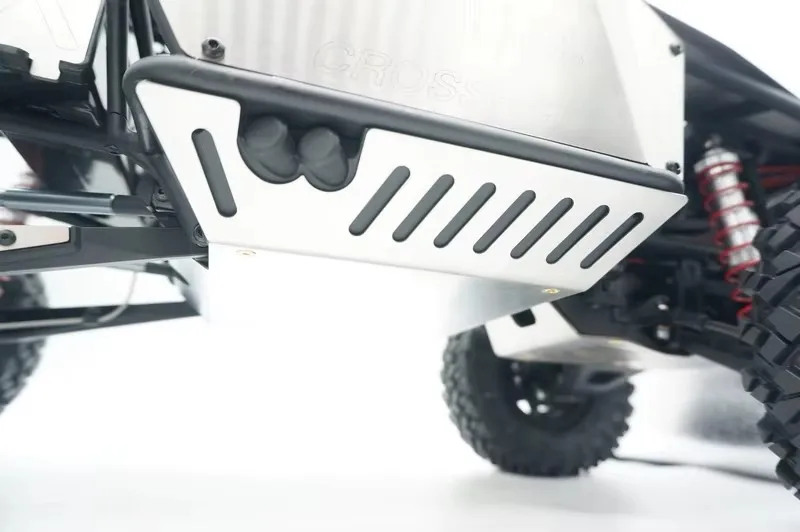 Lightweight stainless steel chassis armor Chassis impact protection plate for 1/10  Arrma Big Rock