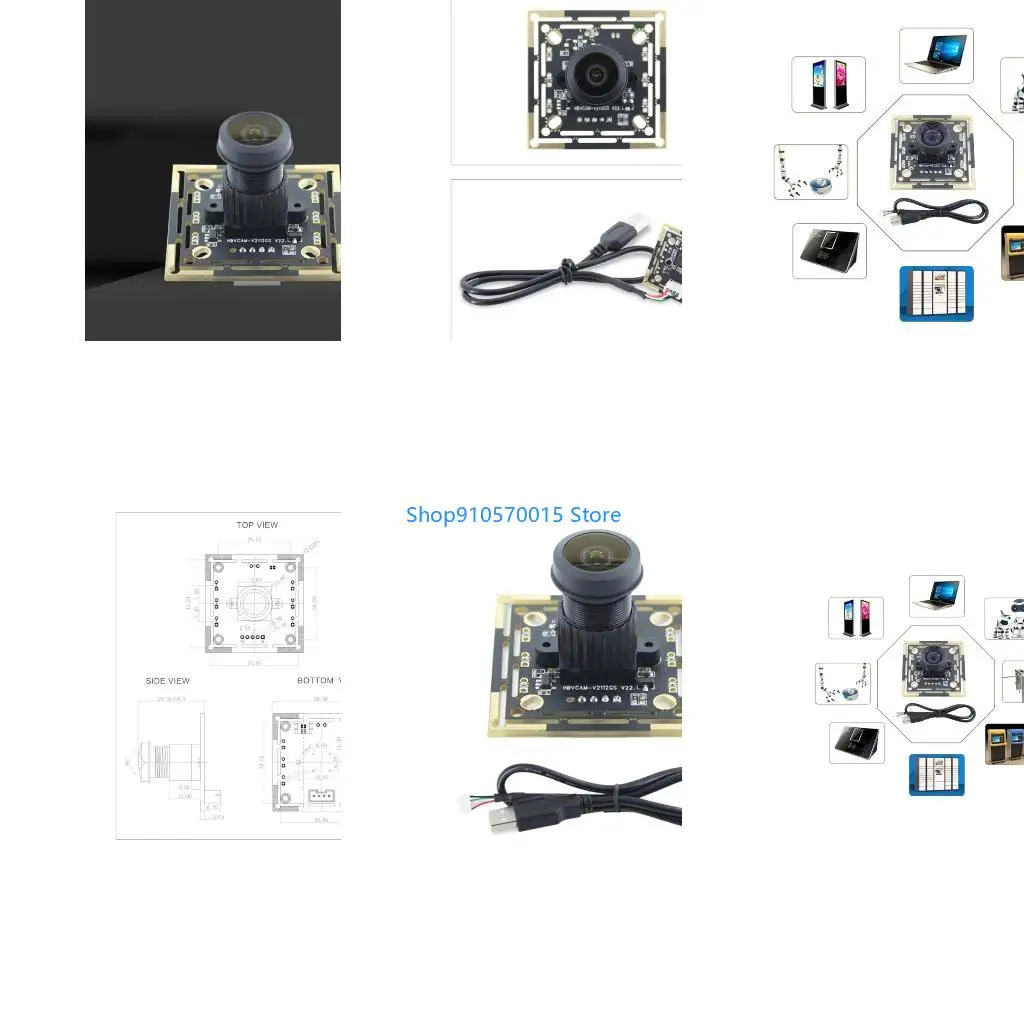 B95C Compact and Versatile Camera Module for Fast Imaging Need with 4P 2.0MM USB Wire
