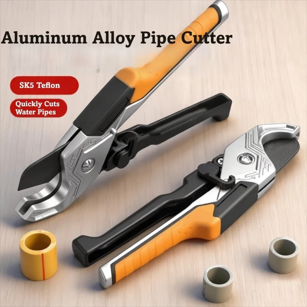 Durable 0-32mm Cutting Range Pipe Cutter Heavy Duty Manual Ratchet Tube Cutter Multifunctional Water Pump Pliers Auto Repair