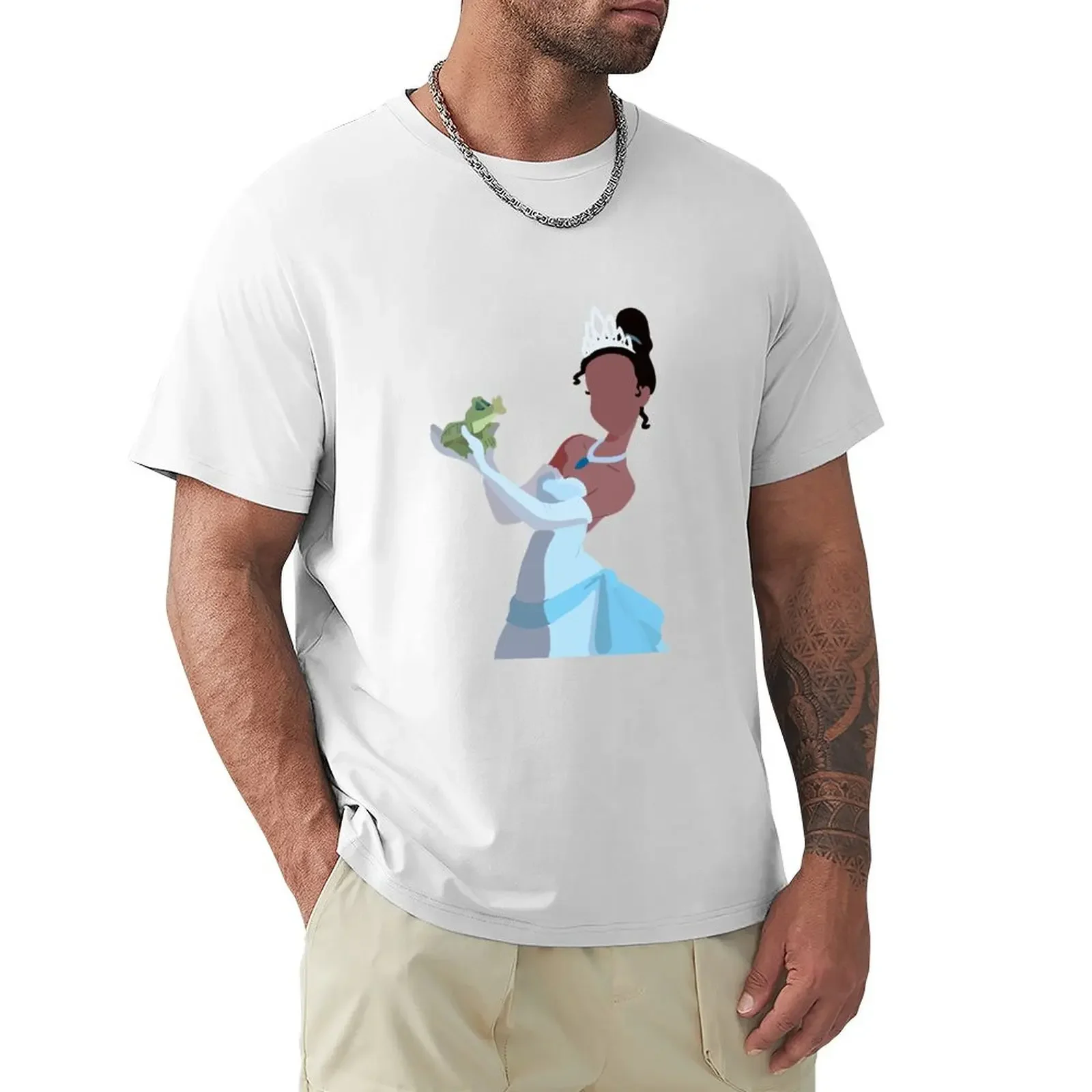 

Princess and the Frog T-shirt summer clothes summer tops Aesthetic clothing mens graphic t-shirts pack