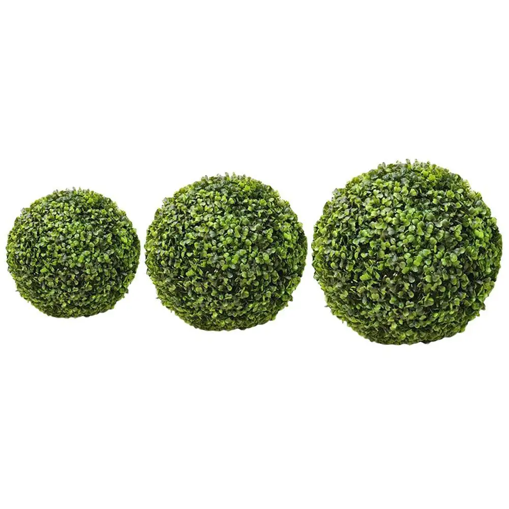 Artificial Plant Topiary Ball Decorative Balls For Garden Party Wedding Home Decor Garden Decoration Outdoor Artificial Boxwood