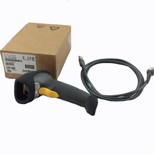 NEW Zebra Symbol Motorola LS2208 SR LS2208-SR20007 1D Laser Barcode POS Scanner with USB , Black White and Stand for Choose