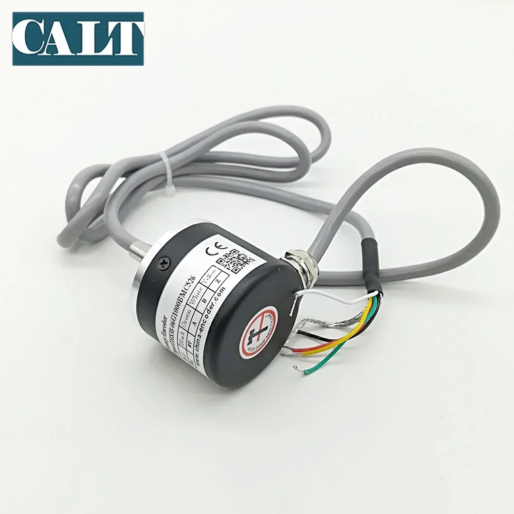 

2026 NPN Output 38mm solid shaft incremental Rotary Encoder 5V/5-26V for fabric machine CALT GHS38