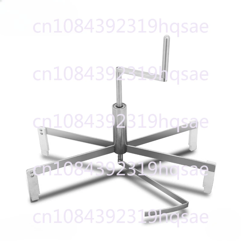 Crepe Making Tools Handle Rotary Stainless Steel Pancake Spreader Turner Crepe Maker Tool