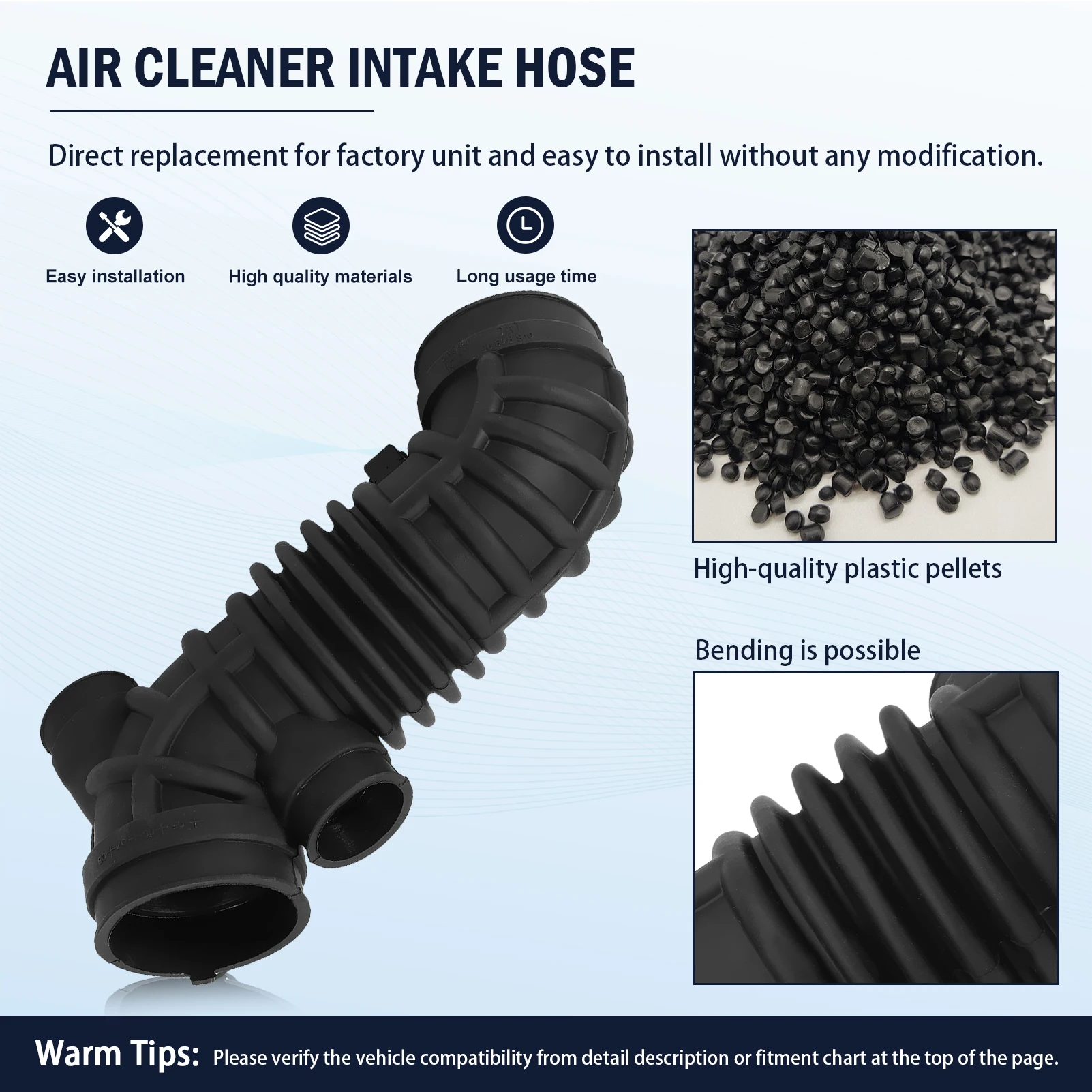 Air Pipe Intake Hose Filter Intake Pipe Air Intake Hose Turbo Hose for Captiva 2.4 16 2007 2008 2009 2010 96829529