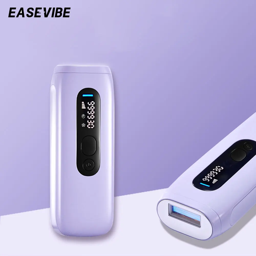 Easevib 999999 Flashe IPL pulse light Hair Removal Ice Cooling Women Men Upgraded Permanent whole body Laser Hair Removal Device