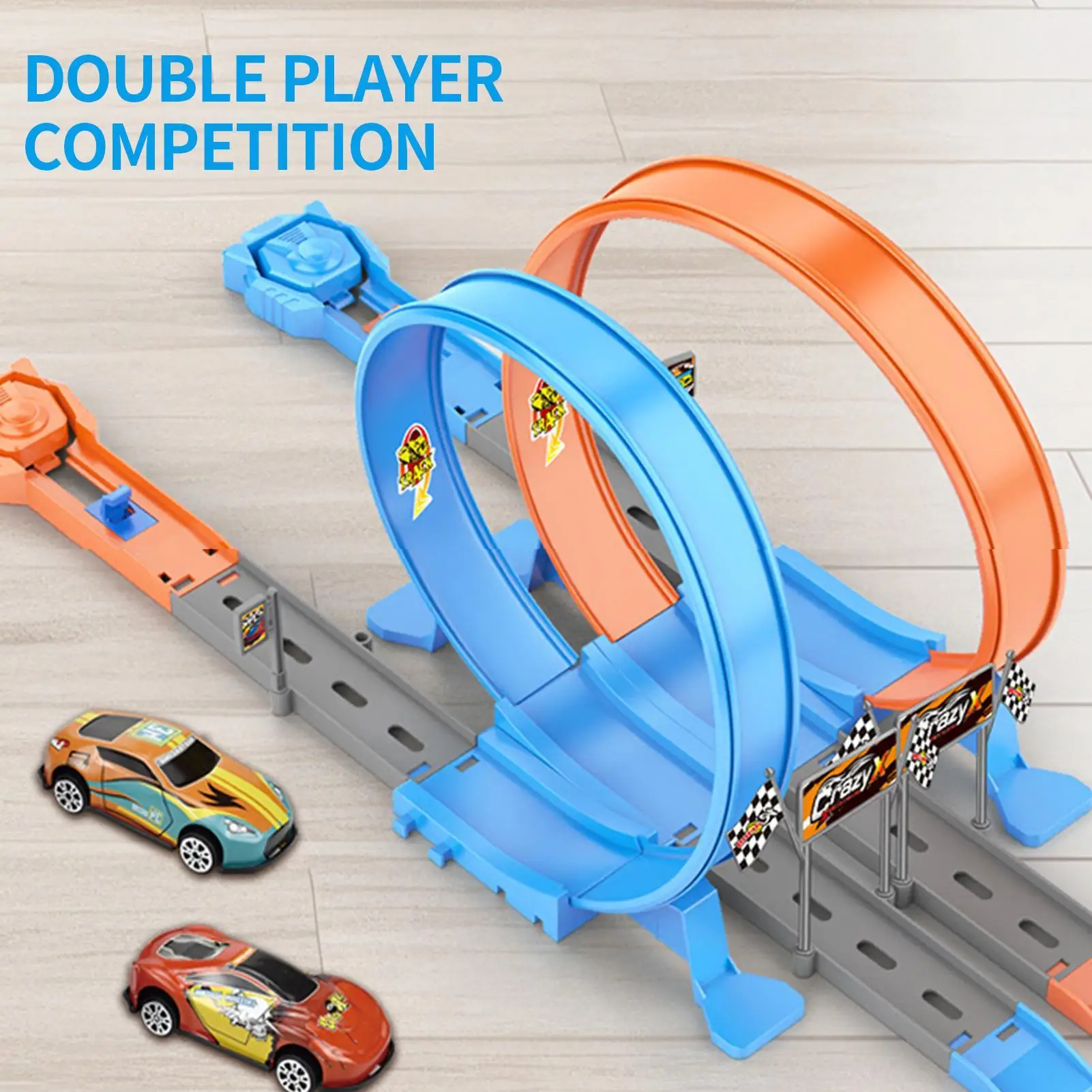 Katapult treinwagon Racing speelgoed 360 graden muurklimmen speelgoed auto track set traagheid magische auto voor kinderen peuter verjaardagscadeautjes