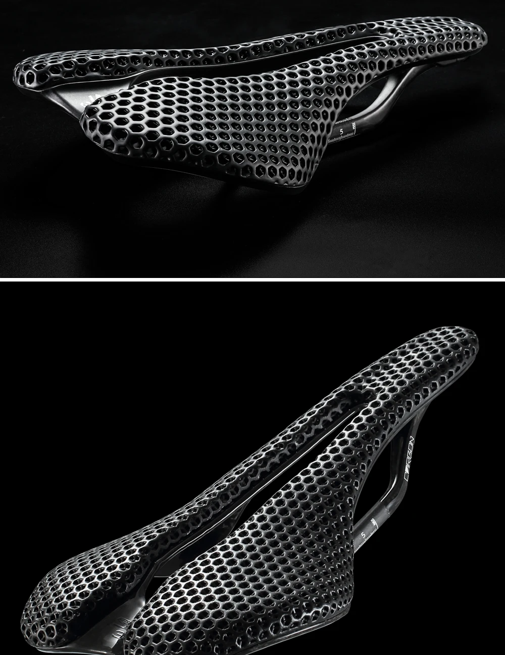 2026 RYET Carbon 3D-Gedruckter Fahrradsattel, 145mm Leichter Rennrad MTB Mountainbike Sitzkissen Fahrrad-Sitzzubehör – Detail 13