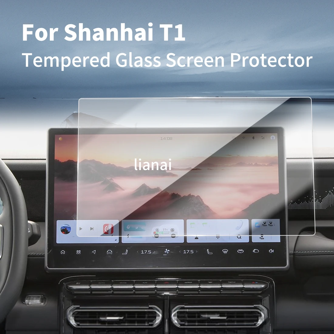 

Screen Protector For 25-26 Jetour shanhai T1 mpered Glass Protective Film GPS Video Navigator Car Stickers Vehicle Accessories