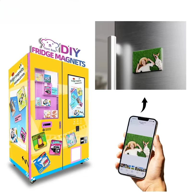 

Custom Factory Custom Hot-selling Intelligent DIY Refrigerator Sticker Vending Machine OEM ODM Automatic Printing Machine 110V