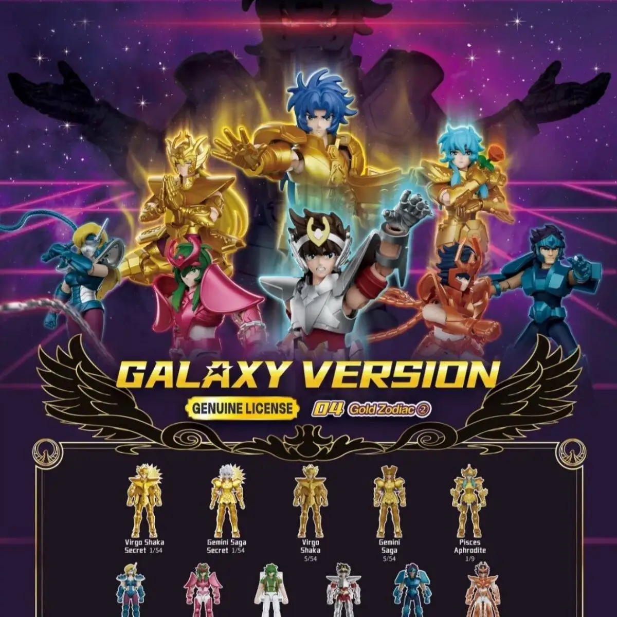 

Фигурка Blokees Gold Saint Action Figure Galaxy Version 02 Libra Dohko Sagittarius Saint Seiya, сборные игрушки, подарок на день рождения для детей