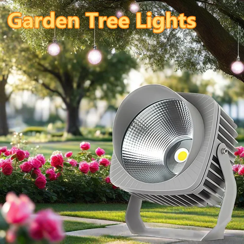 

Garden Tree Light Cob Flood Lights 10W 20W 30W 50W Outdoor Lawn Lamp Villa Home Yard Lighting Christmas Park Decor Spotlight 24v