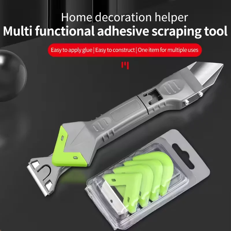 Gap Shovel Grout Scraper Window Cleaning Tool Squeegee Caulk Glue Remover Sealant Smooth Silicone Filling Tool Spatula