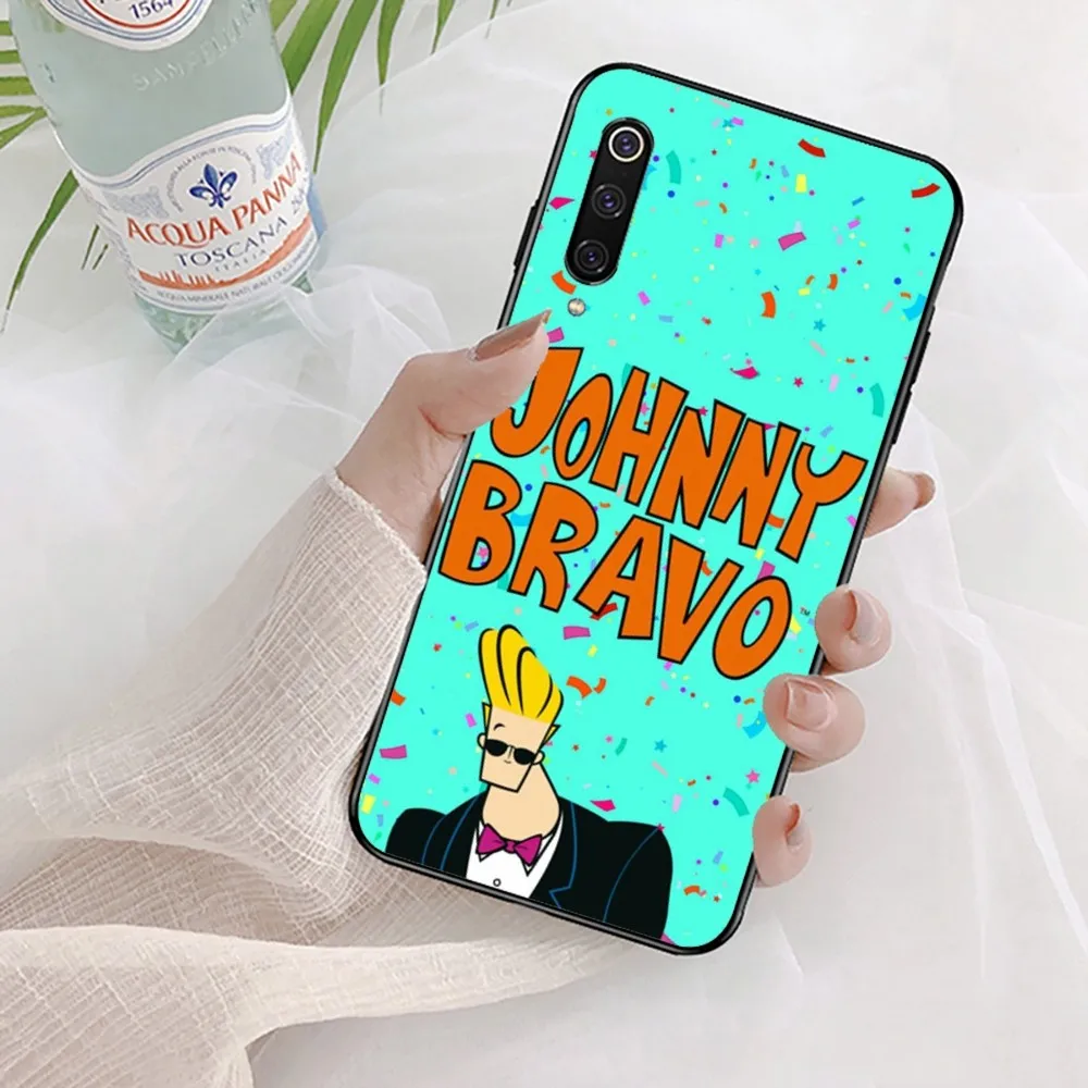 J-Johnny Bravo Phone Case For Xiaomi Mi 5X 8 9 10 11 12 lite pro 10T PocoX3pro PocoM3 Note 10 pro lite