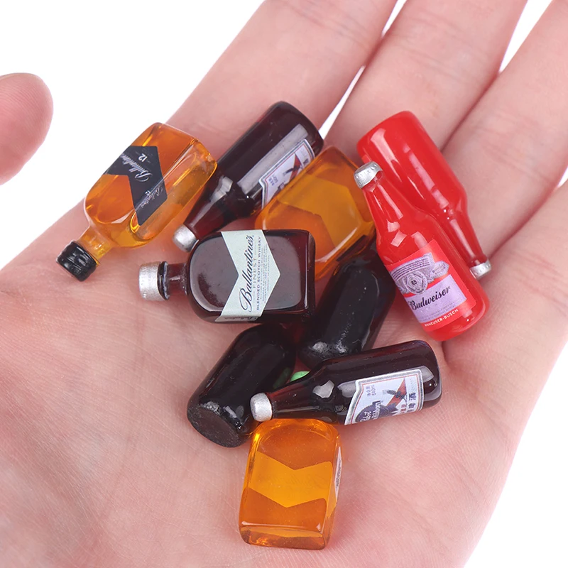 5Pcs 1/12 Dollhouse Miniature Drink Bottles Dolls House Food Accessories image 2