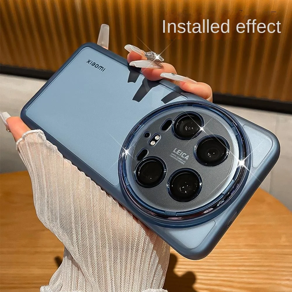 حافظة لهاتف Xiaomi Mi 15 Ultra حافظة ناعمة من مادة البولي يوريثان الشفاف لحماية العدسات غطاء خلفي لهاتف Xiaomi Mi 15 14 13 Pro Ultra Shell #5