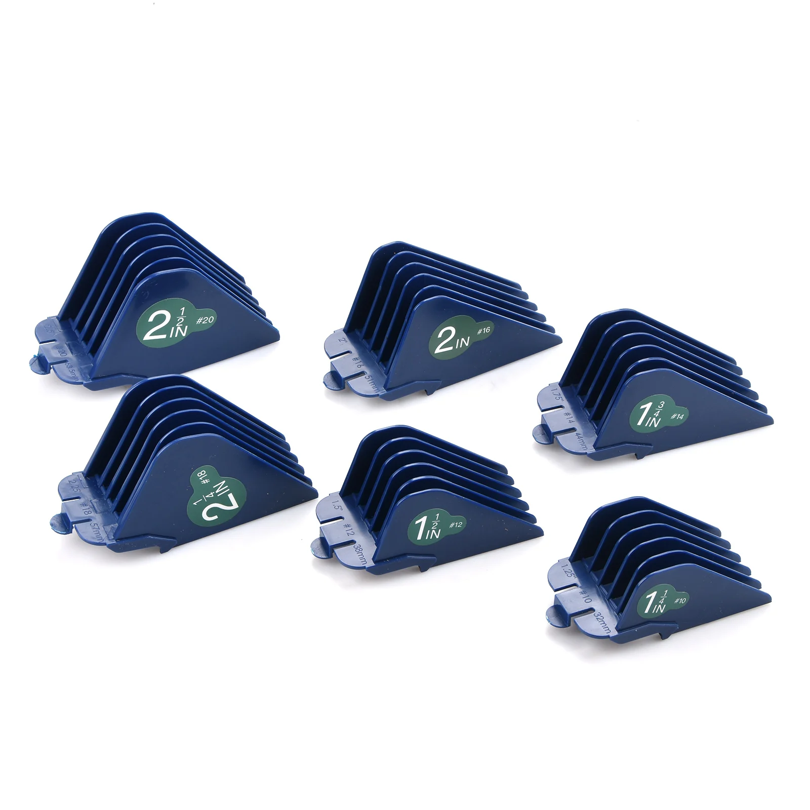 الحد مشط 32 مللي متر 38 مللي متر 44 مللي متر 51 مللي متر 57 مللي متر 64 مللي متر ل Wahl مقص الشعر الحرس صالون حلاقة قطع دليل أمشاط المقص الكهربائي ملحق