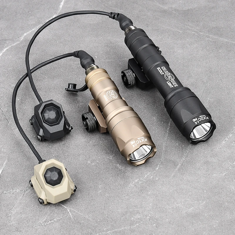 

SF Surefir M300 M600 Flashlight Tactical AXON M300A M600C Hunting Light Dual Function Pressure Remote Control Switch Fit 20MM