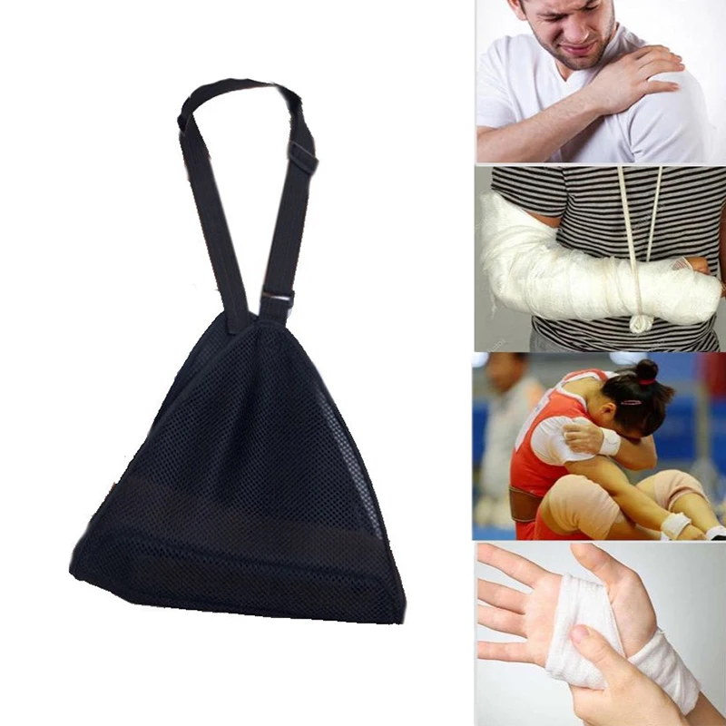 Breathable Arm Sling สายรัดรองรับแบบปรับได้น้ําหนักเบา Immobilizer สําหรับการบาดเจ็บไหล่ข้อศอกข้อมือ Rotator Cuff