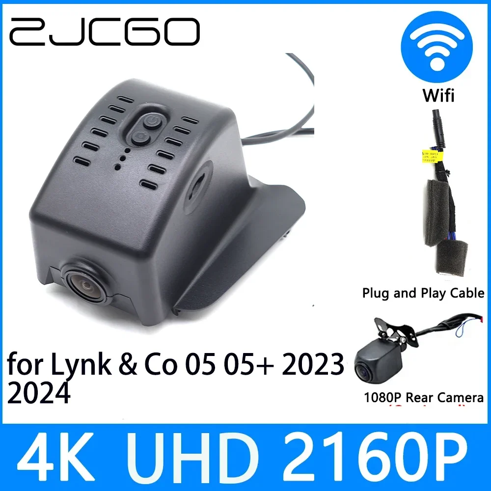 

ZJCGO Dash Cam 4K UHD 2160P Car Video Recorder DVR Night Vision parking for Lynk & Co 08 2023 2024