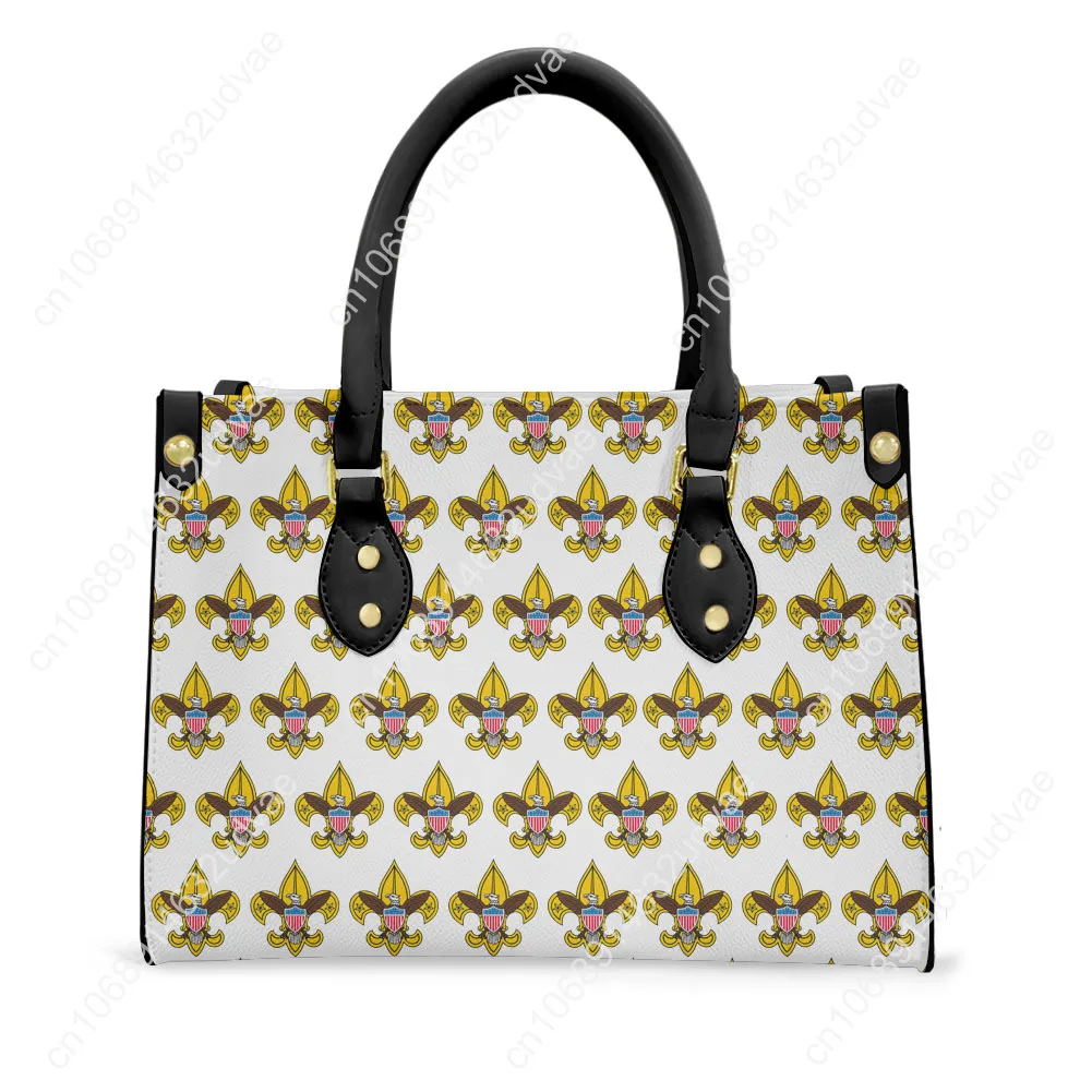 Scouts of America Purse Mens Womens New Shoulder Crossbody Bag Personalized Handbag Business Commuter Leather Tote Bag Gift