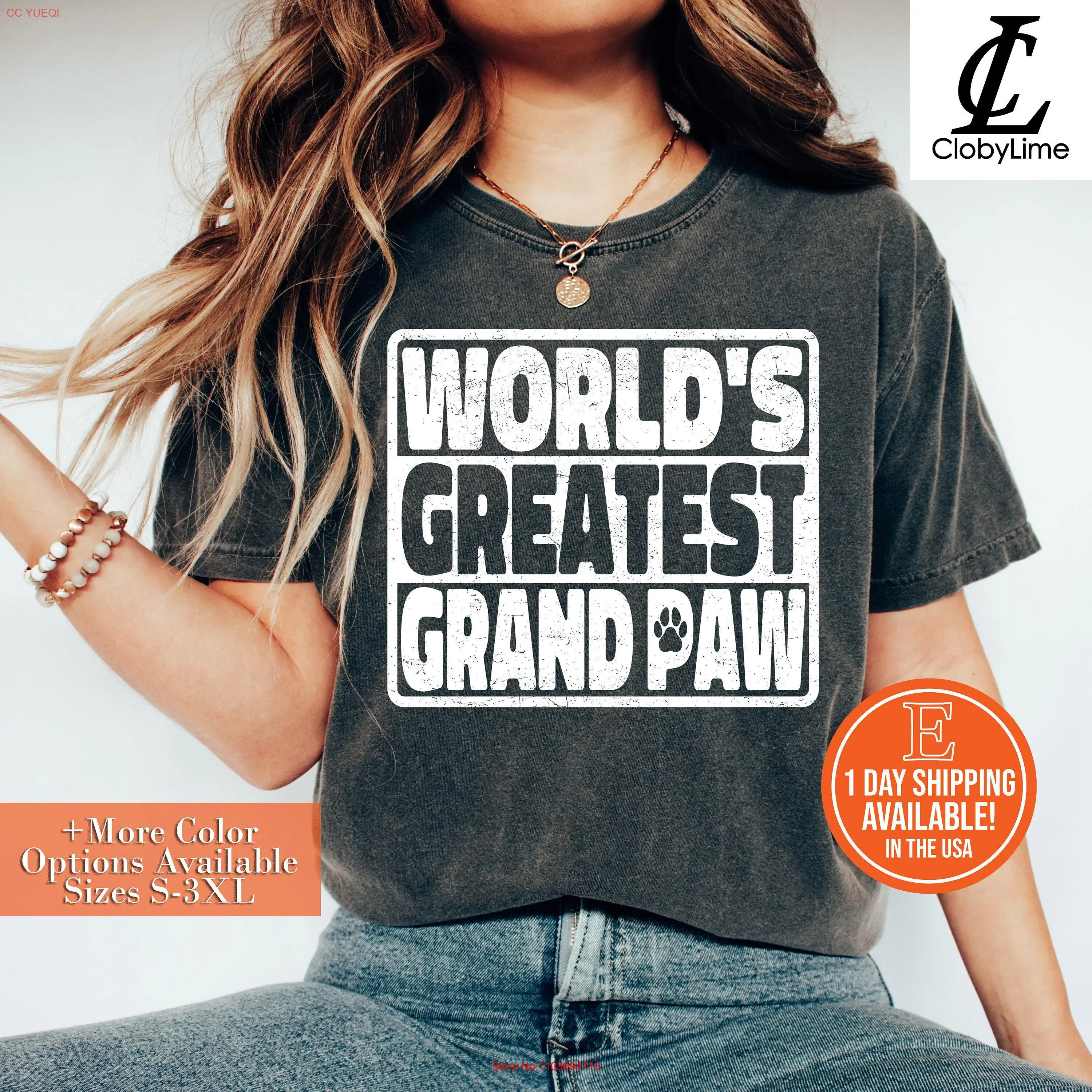 World's Greatest Grand Paw T Shirt SweaT Grandpaw Father's Day Dog And Cat Lovers GrandparenT long or short sleeves