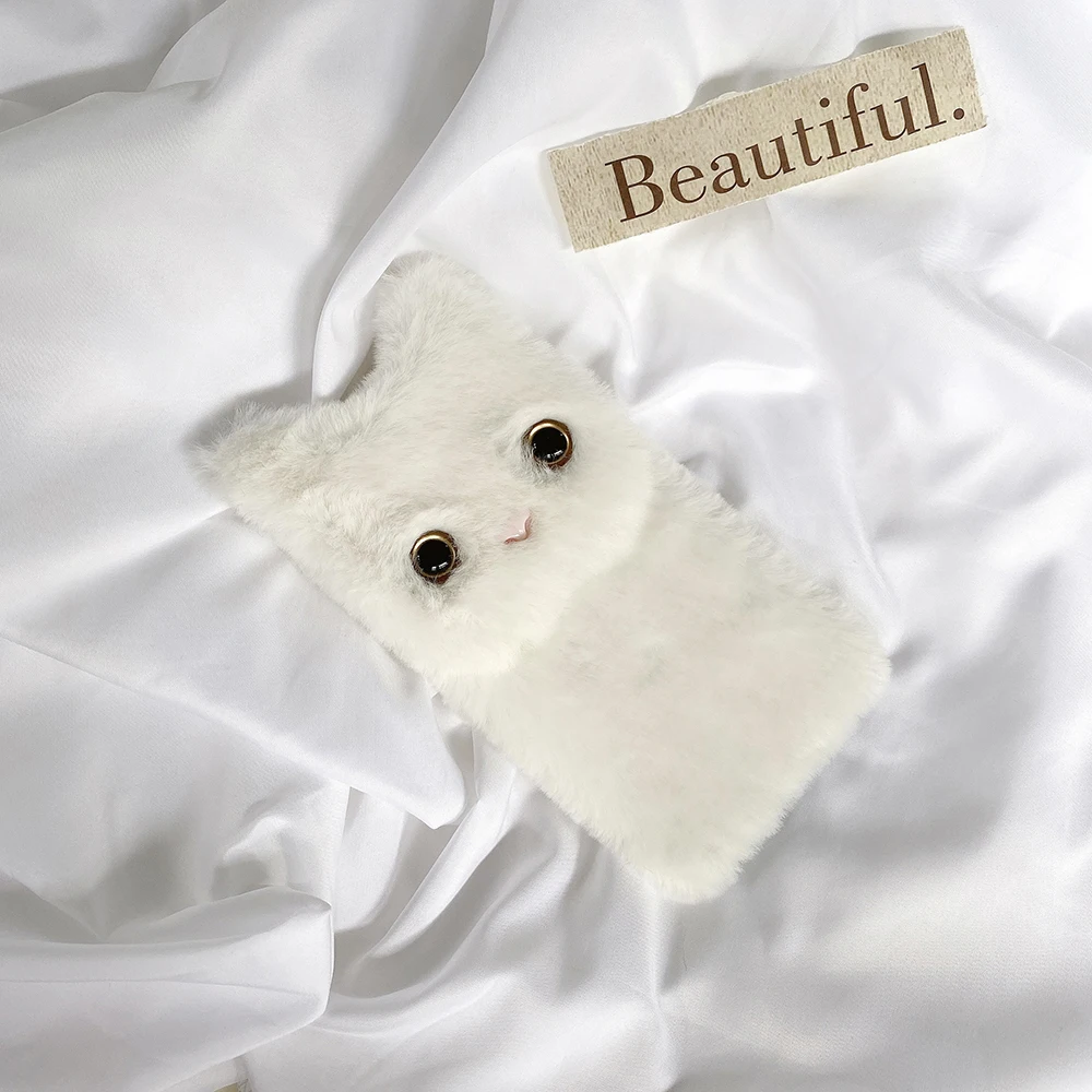 Custodia per telefono in peluche invernale calda per Xiaomi Mi 10 10s 10T 11 Ultra 5X 6 6X 8 9 SE Lite Pro Cat Furry fluffy Fur Soft Cover in