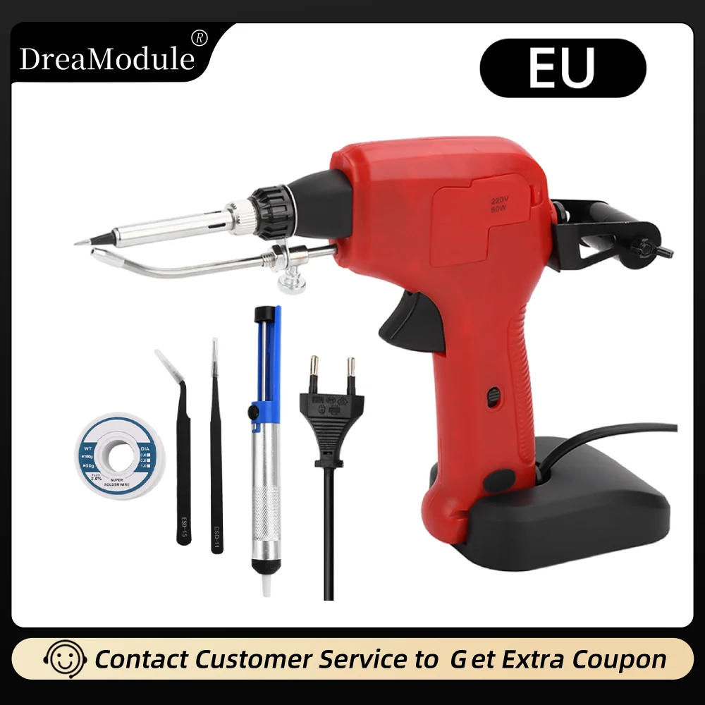 

Паяльник с быстрым нагревом, 80 Вт, с керамическим PTC-сердечником, паяльные инструменты для сварки и ремонта печатных плат и поделок своими руками