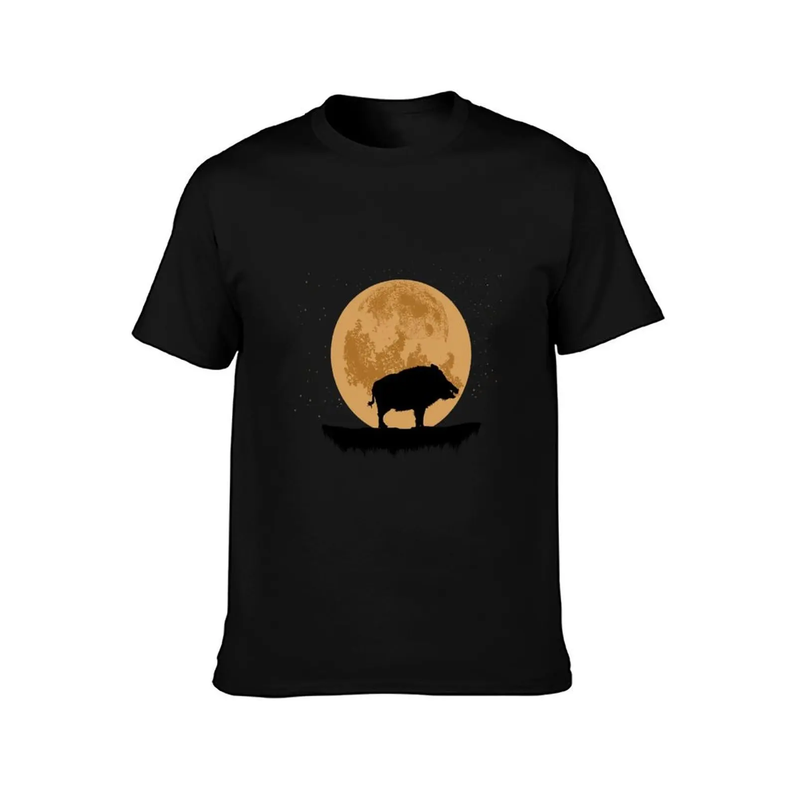 Wild Boar Hunting Boar Wild Boar Bristle Cattle T-Shirt Fashion Casual Short Sleeve T-Shirt