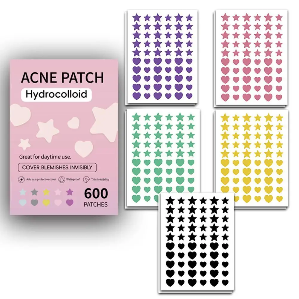 Gezicht Huidverzorging Acne Puistje Patch Onzichtbare Professionele Genezing Absorberende Vlek Sticker Bedekking Voor Mannen Vrouwen 300/600Pcs