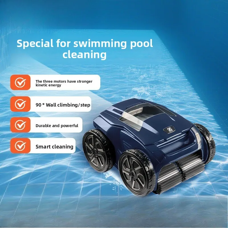 

Swimming pool sewage suction robot no dead ends deep cleaning automatic intelligent wall-climbing underwater vacuum cleaner