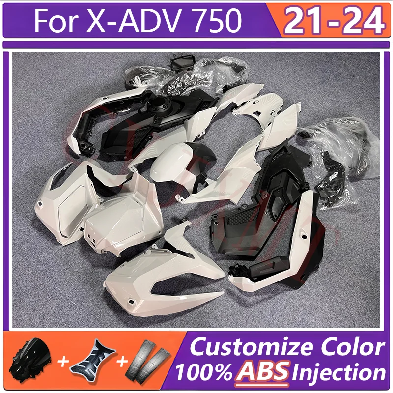 ABS Motorcycle Fairing Kit for Honda X-ADV ADV 750 ADV750 2021 2022-2024 Full Body Fairings X-ADV750 21-23 24 Bodywork Cowl Case