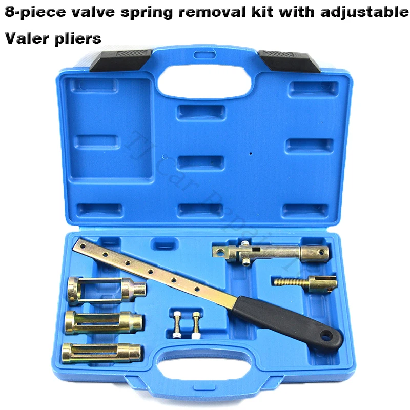 8 Pcs Valve Spring Removal Tool High Strength Simple Change Valve Spring Tool for Cars with Engines