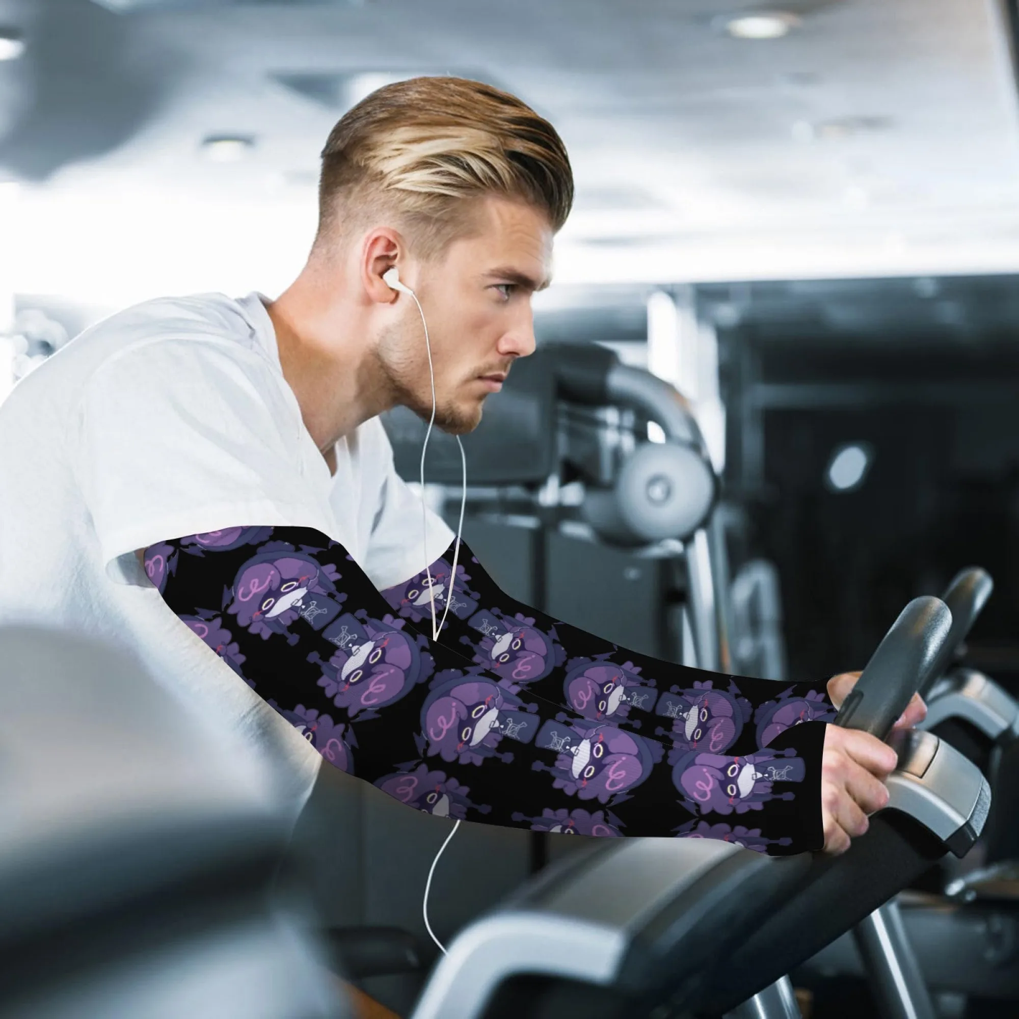 Assassinato drones tecido de gelo correndo mangas acampamento manga respirável braço secagem rápida proteger uv braço capa verão esportes equipamentos segurança