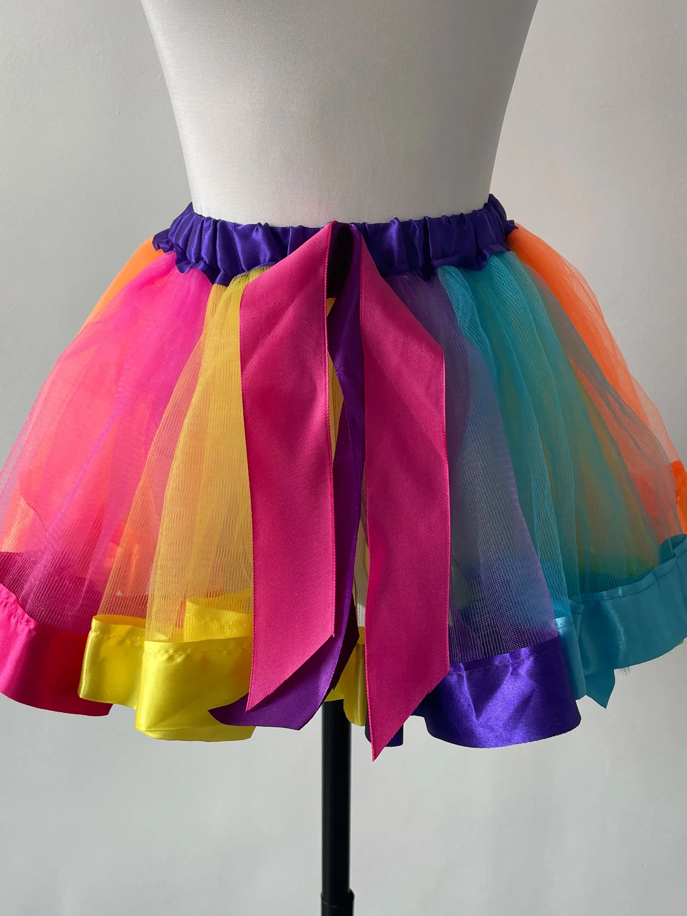 Children's mesh TUTU skirt, festive carnival dressing props
