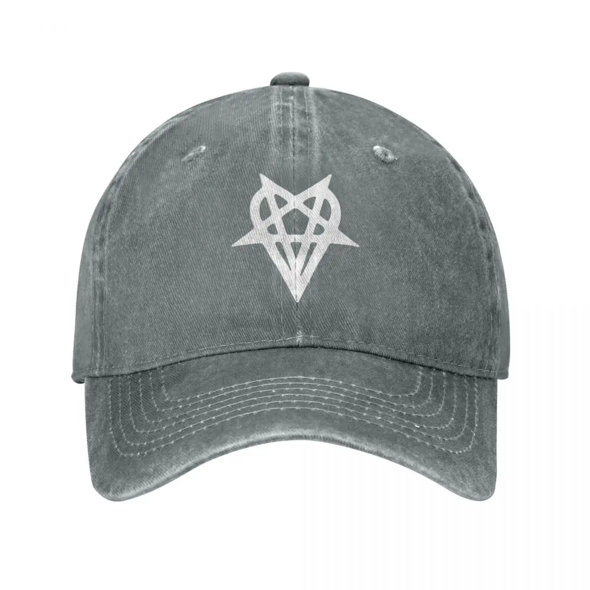 Retro Destroy Lonely Heartagram Baseball Caps Men Women Distressed Washed Sun Cap Hip Hop Outdoor Travel Adjustable Fit Caps Hat