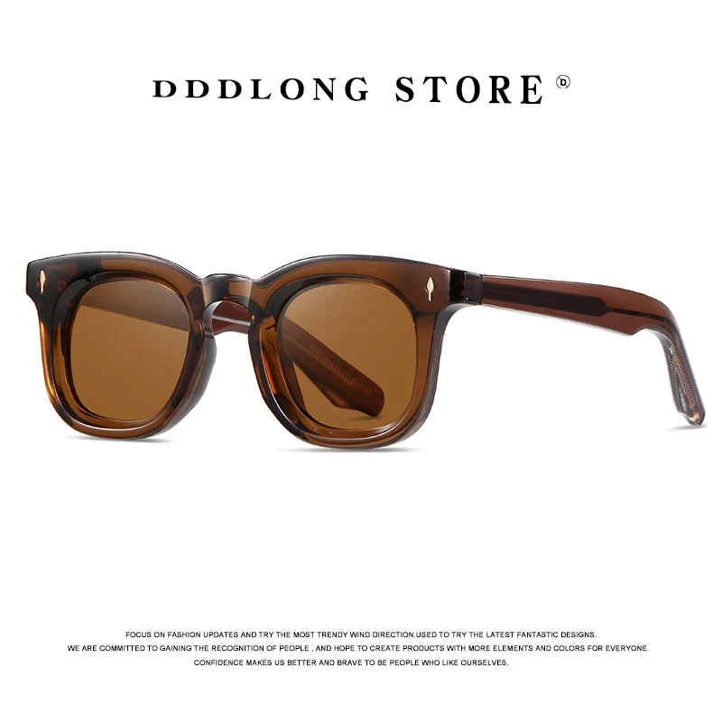 DDDLONG gafas de sol polarizadas de moda Retro para mujer y hombre, gafas de sol clásicas Vintage UV400 para exteriores D588