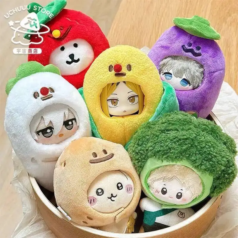

10cm doll clothes accessories hat pouch kpop animal doll outfits beanie Vegetable series Headband hat accessory diy gift