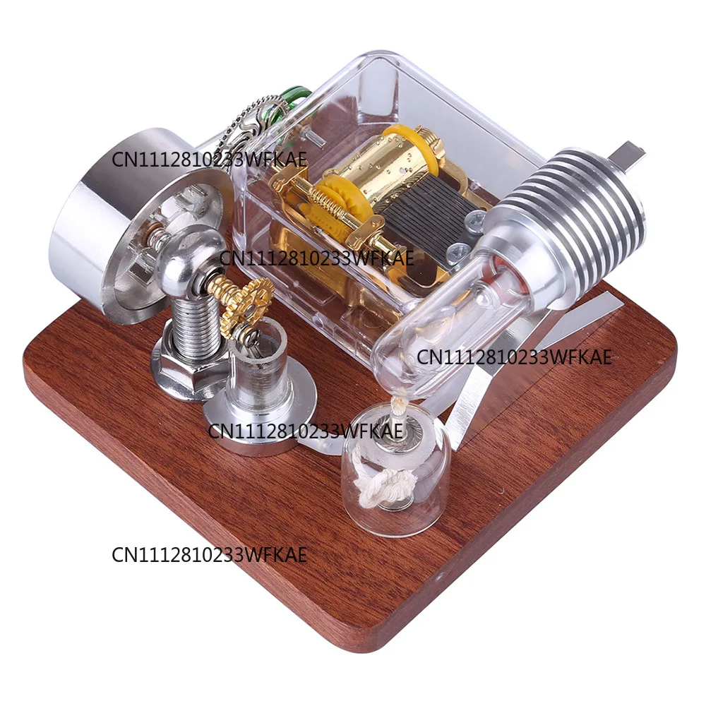Suitable for Xuanke Power Music Box Stirling Engine Model Puzzle Physics Toys Technology Crafts Physics Experiment