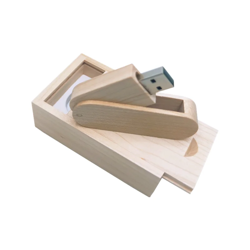 무료 사용자 정의 스튜디오 로고 메이플 회전 세이버 모델 USB2.0 플래시 드라이브, 2GB 4GB 8GB 16GB 32GB 64GB 메모리 스틱 및 메이플 박스